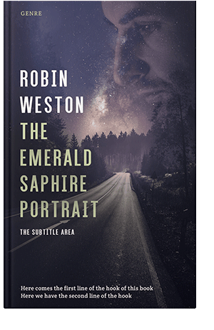 Pre Made Book Cover Steel Gray