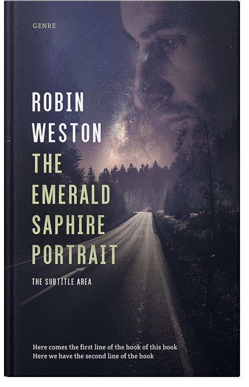 Front view of Premade Mystery & Thriller & Suspense Book Cover - Steel Gray