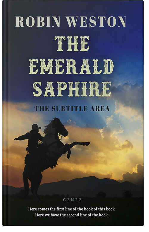 Front view of Premade Action & Adventure Book Cover - Sorrell Brown