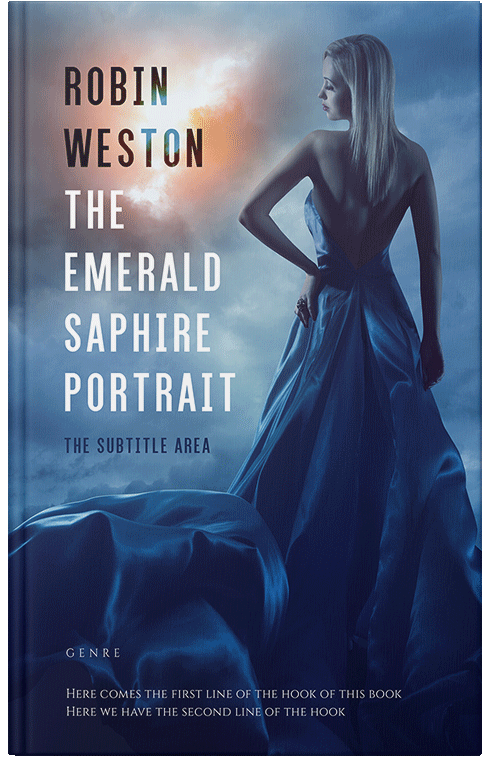 Front view of Premade Royal Romance Book Cover - Bunting