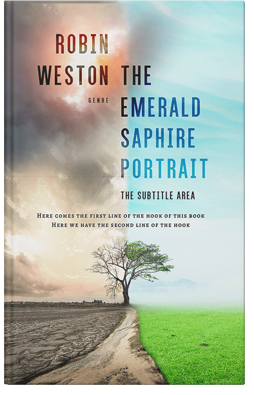 Front view of Premade Environment & Ecology Book Cover - Celeste