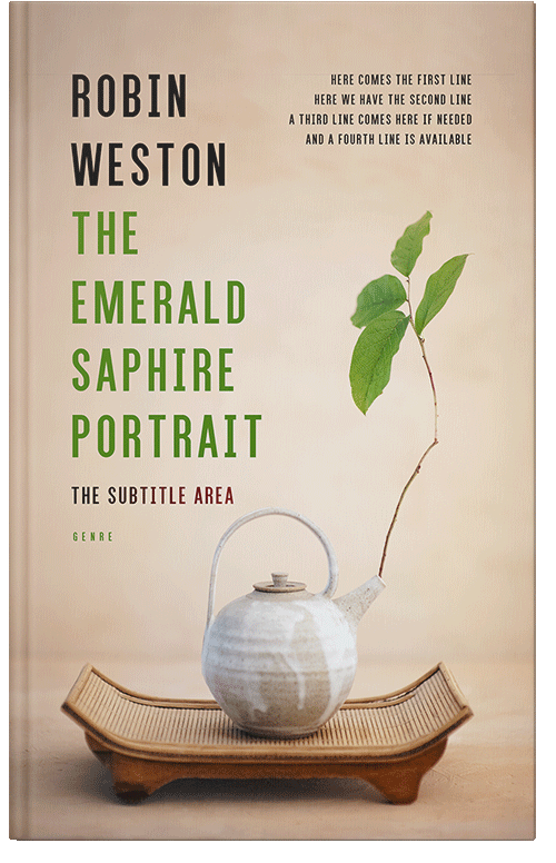 Front view of Premade Religion & Spirituality Book Cover - Bone