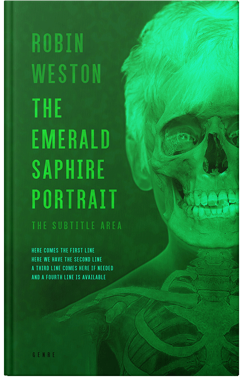 Front view of Premade Horror Book Cover - San Felix