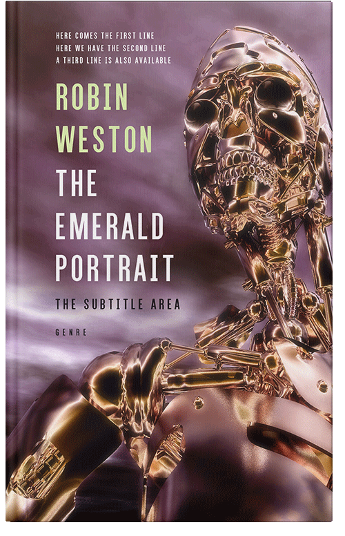 Front view of Premade Science Fiction Book Cover - Ferra