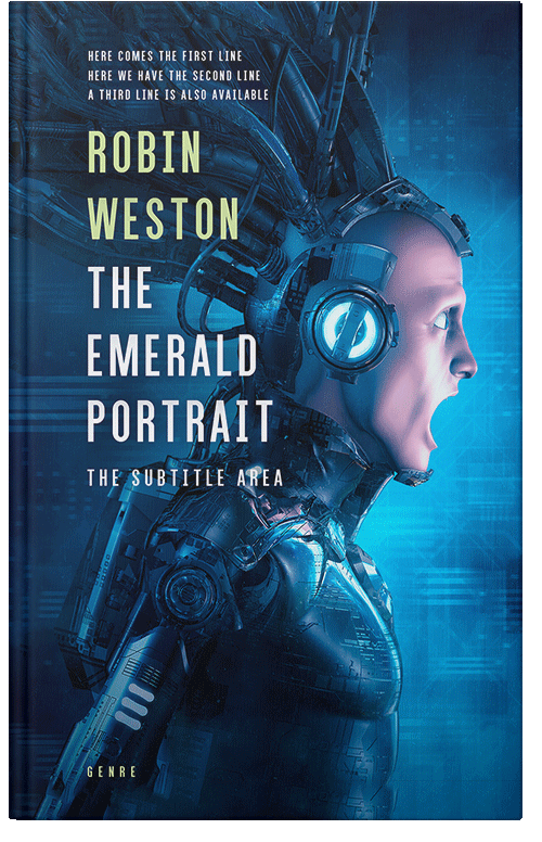 Front view of Premade Science Fiction Book Cover - Tangaroa