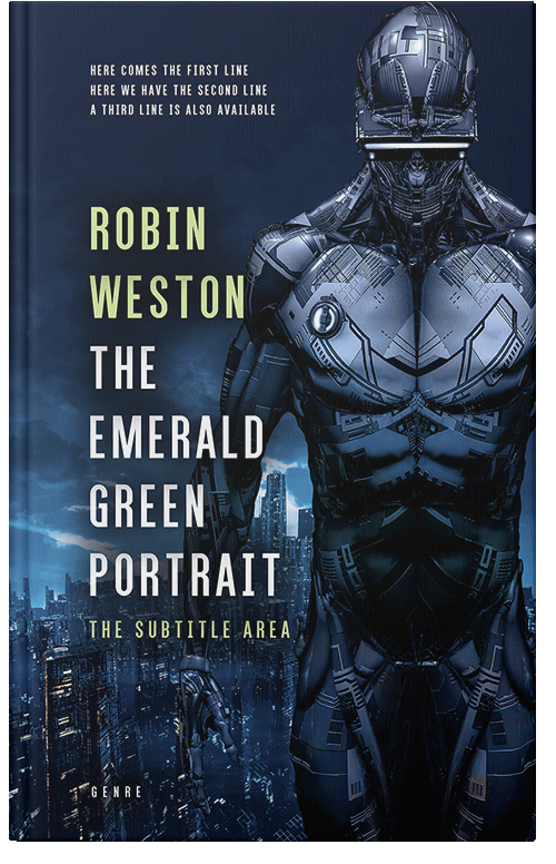 Front view of Premade Apocalyptica Book Cover - Firefly