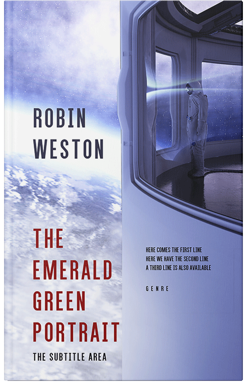 Front view of Premade Science Fiction Book Cover - Spindle