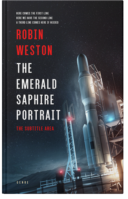 Front view of Premade Science Fiction Book Cover - Mirage