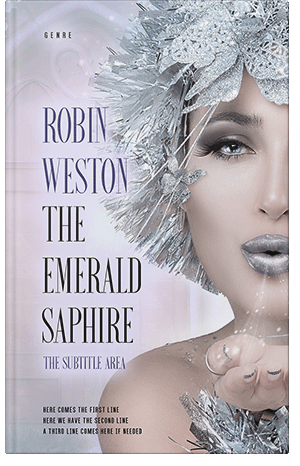 Premade Book Cover Gray Suit
