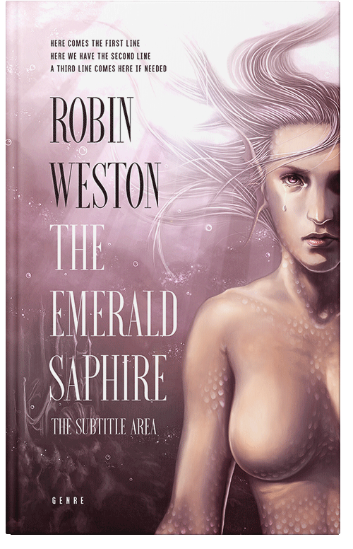 Front view of Premade Fantasy Book Cover - Blossom
