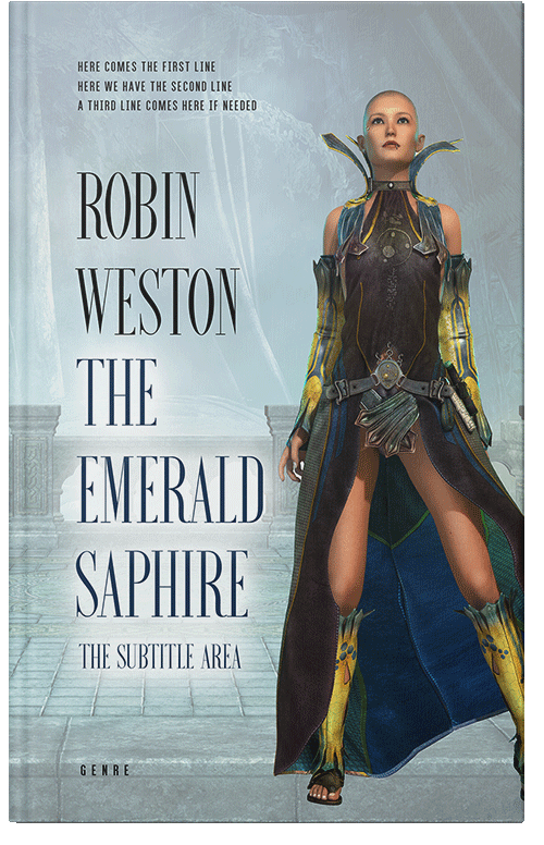 Front view of Premade Fantasy Book Cover - Loblolly