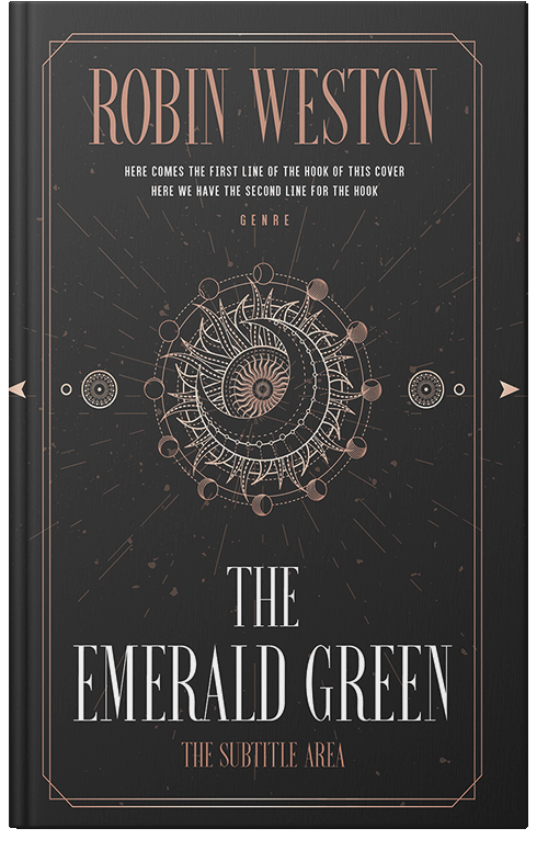 Front view of Premade Fantasy Book Cover - Mine Shaft