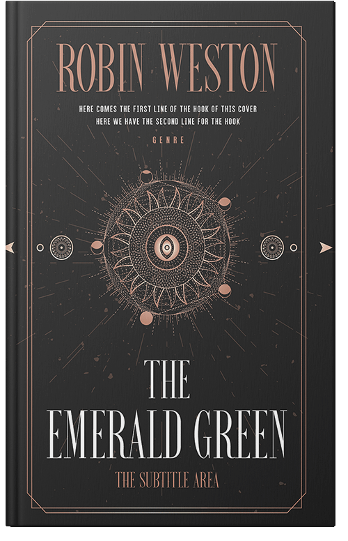 Front view of Premade Fantasy Book Cover - Mine Shaft