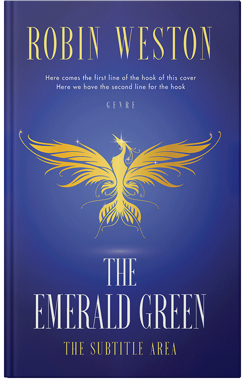 Front view of Premade Fantasy Book Cover - Chambray