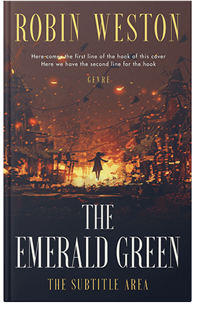 Pre Made Book Cover Thunder