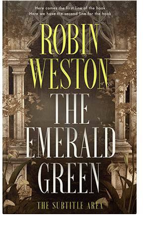 Pre Made Book Cover Black Marlin