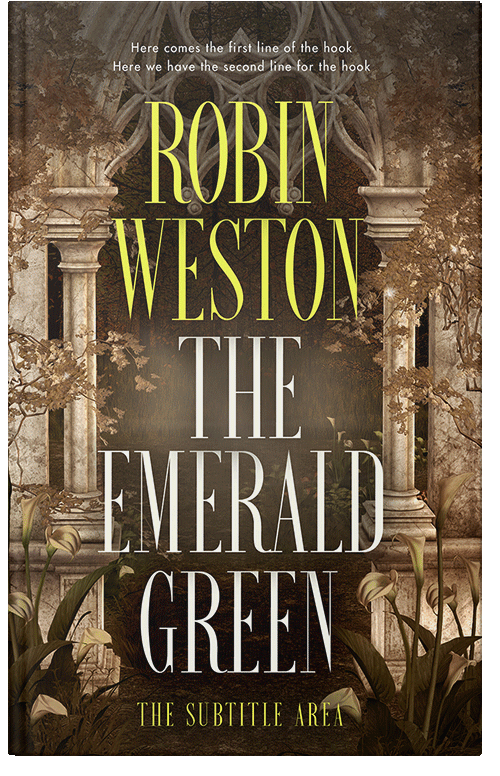 Front view of Premade Fantasy Book Cover - Black Marlin