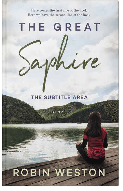 Front view of Premade Teen & Young Adult Book Cover - Black Haze