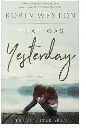 Pre Made Book Cover Periglacial Blue