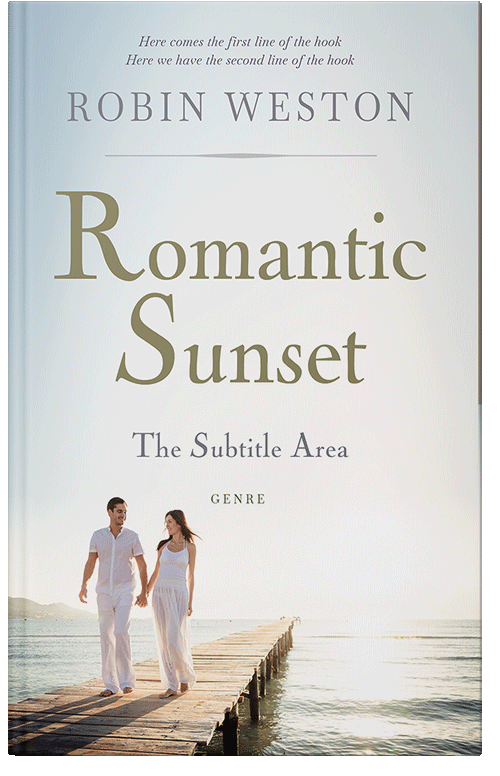 Front view of Premade Romance Book Cover - Gray Nurse
