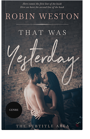 Pre Made Book Cover Ebony Clay