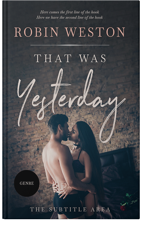 Front view of Premade Erotica Book Cover - Ebony Clay