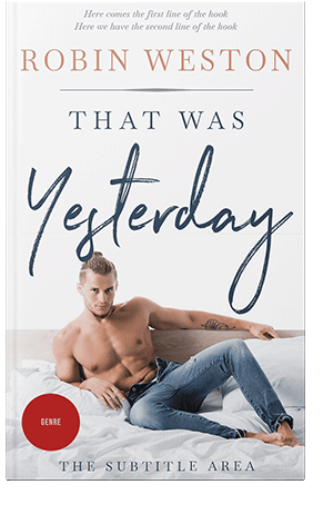 Pre Made Book Cover Oxford Blue