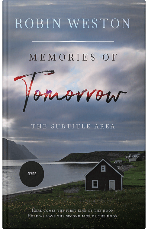 Front view of Premade Literary Fiction Book Cover - Raven