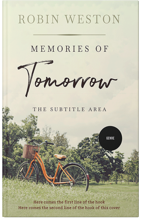 Front view of Premade Literary Fiction Book Cover - White Rock