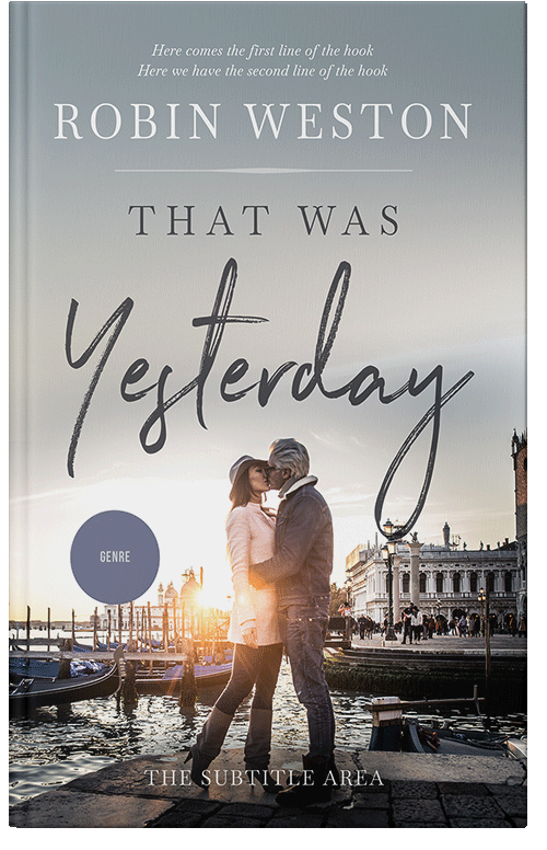 Front view of Premade Romance Book Cover - Cloud