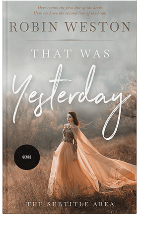 Pre Made Book Cover Silk