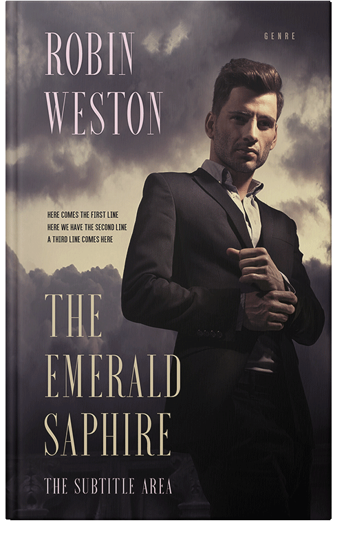 Front view of Premade Chick Lit Book Cover - Thunder