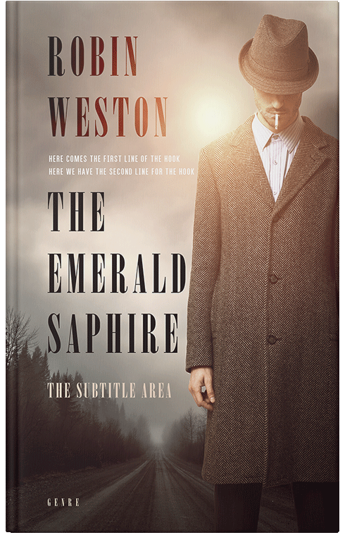 Front view of Premade Mystery & Thriller & Suspense Book Cover - Rodeo Dust