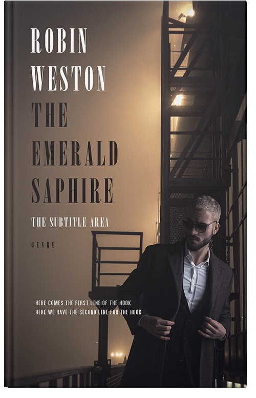 Front view of Premade Mystery & Thriller & Suspense Book Cover - Dune