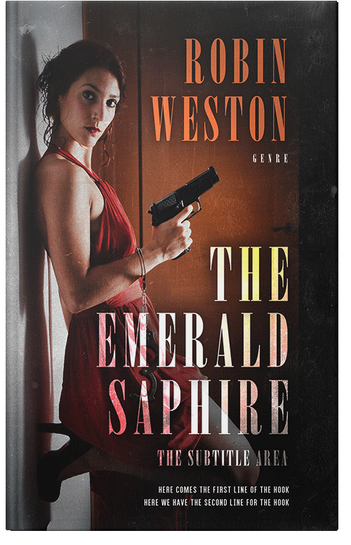 Front view of Premade Mystery & Thriller & Suspense Book Cover - Night Rider