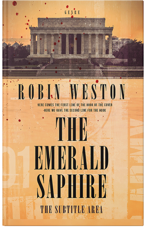 Front view of Premade Mystery & Thriller & Suspense Book Cover - Manhattan