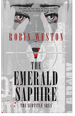Premade Book Cover Silver