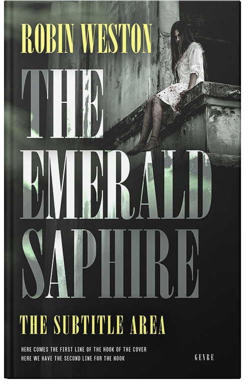 Front view of Premade Mystery & Thriller & Suspense Book Cover - Heavy Metal