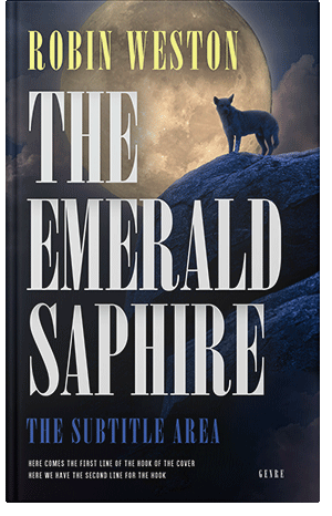 Premade Book Cover Shark