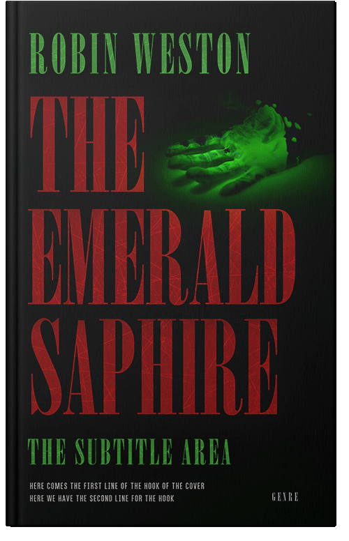 Front view of Premade Horror Book Cover - Tamarillo