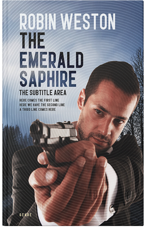 Front view of Premade Mystery & Thriller & Suspense Book Cover - Thunder