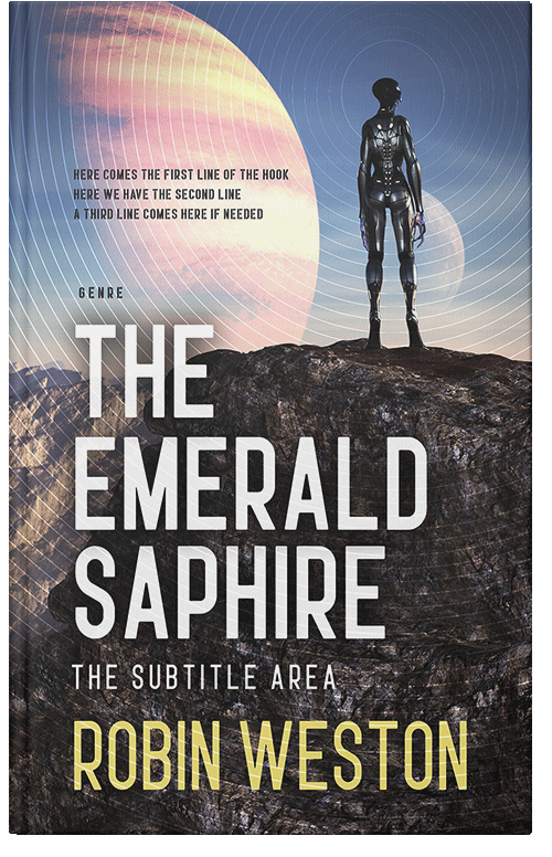 Front view of Premade Science Fiction Book Cover - Bone