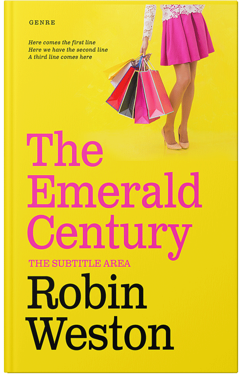 Front view of Premade Business Book Cover - Lemon