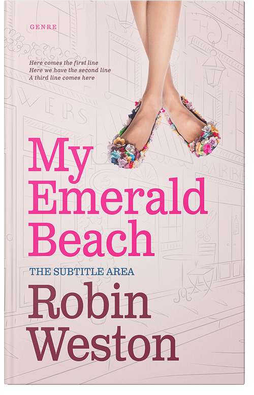 Front view of Premade Chick Lit Book Cover - Pot Pourri