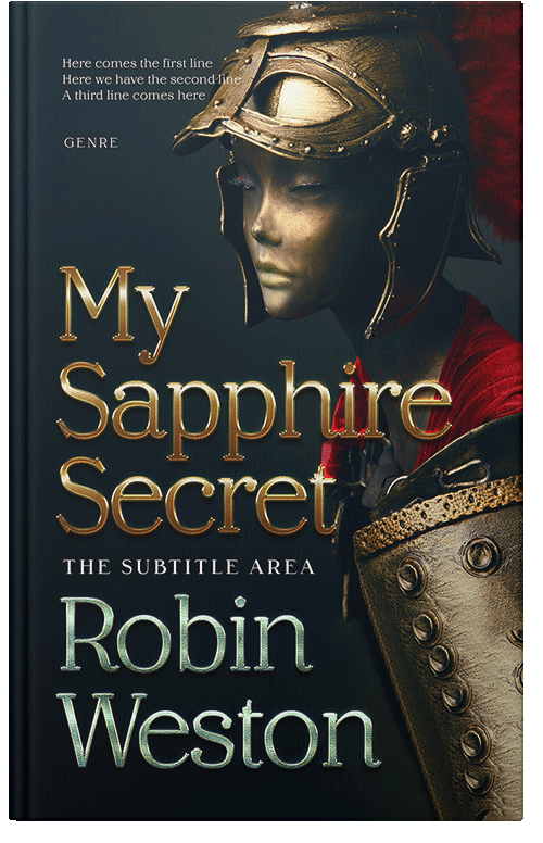 Front view of Premade Historical Book Cover - Woodsmoke