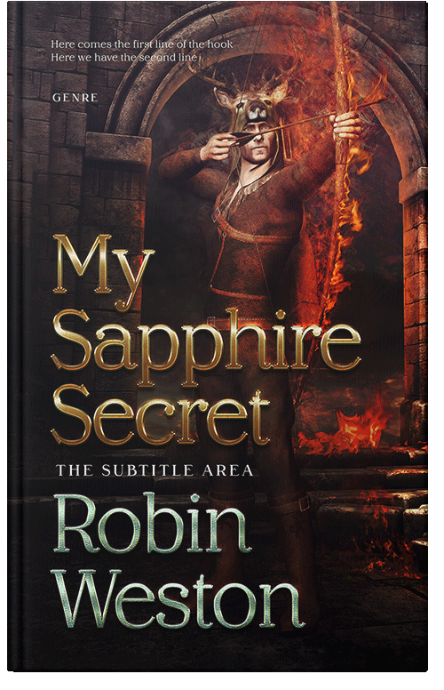 Front view of Premade Fantasy Book Cover - Gondola