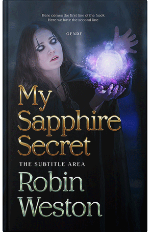 Premade Book Cover Pink Swan