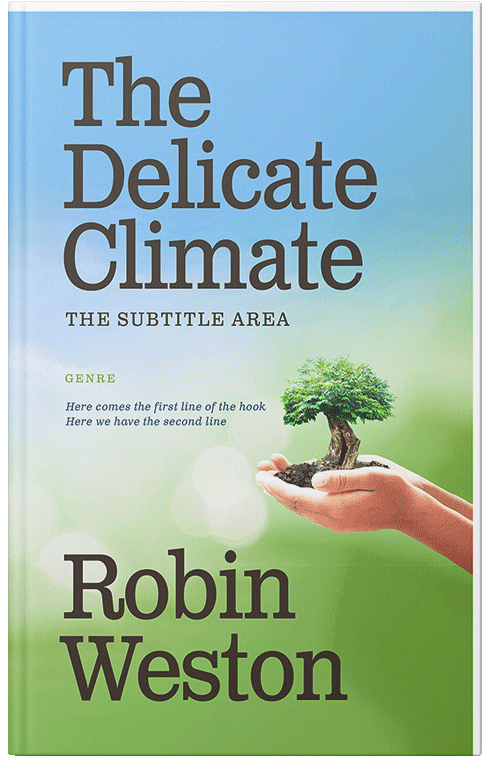 Front view of Premade Science & Nature Book Cover - Ziggurat