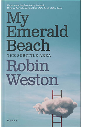 Pre Made Book Cover Glacier