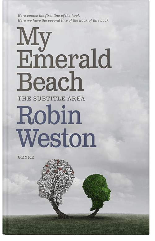 Front view of Premade Environment & Ecology Book Cover - Iron